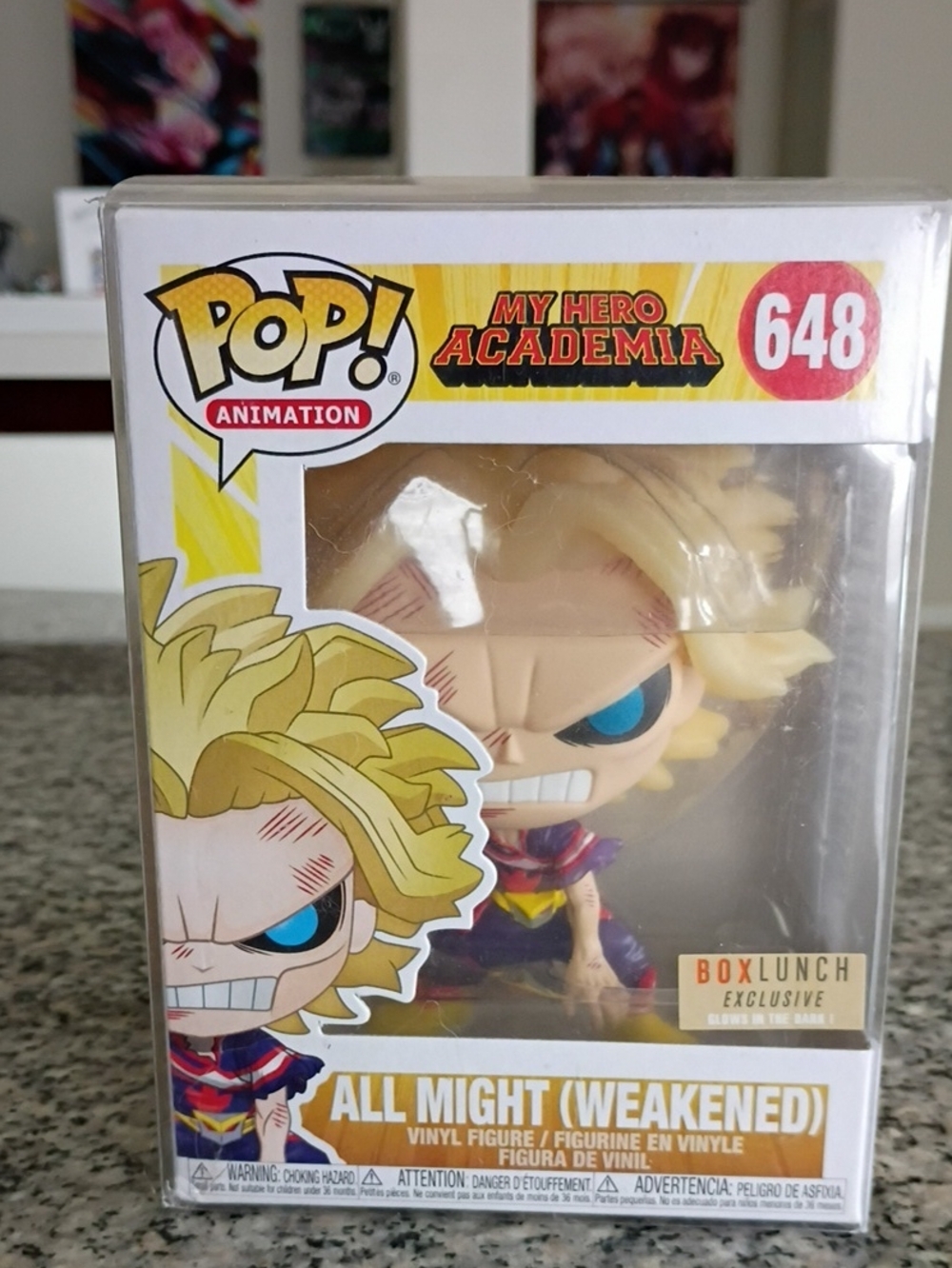 Funko POP! My Hero Academia All Might (Weakened) #648 - Blonde/Blue